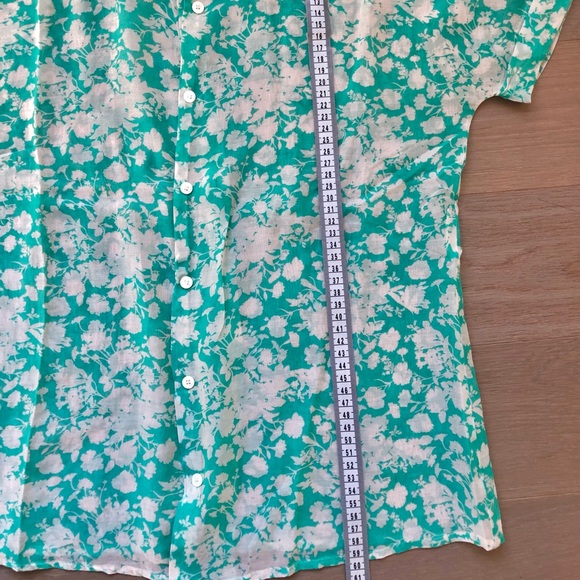 Beautiful Floral print short sleeves silk summer shirt weekend by MaxMara - Picture 7 of 9